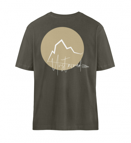 Shirt // mountain // four // white - Fuser Relaxed Shirt ST/ST-7072